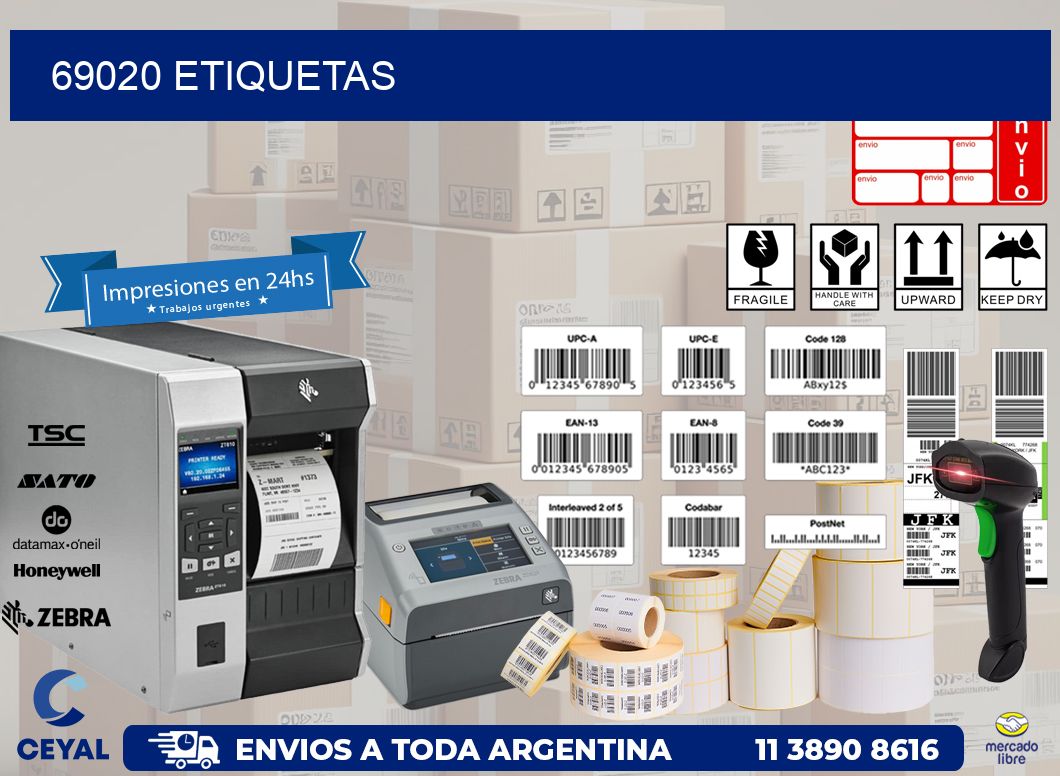 69020 ETIQUETAS