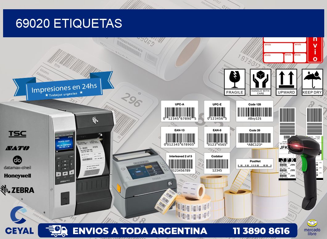 69020 ETIQUETAS