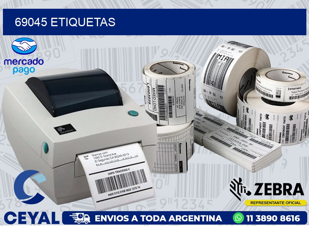 69045 ETIQUETAS
