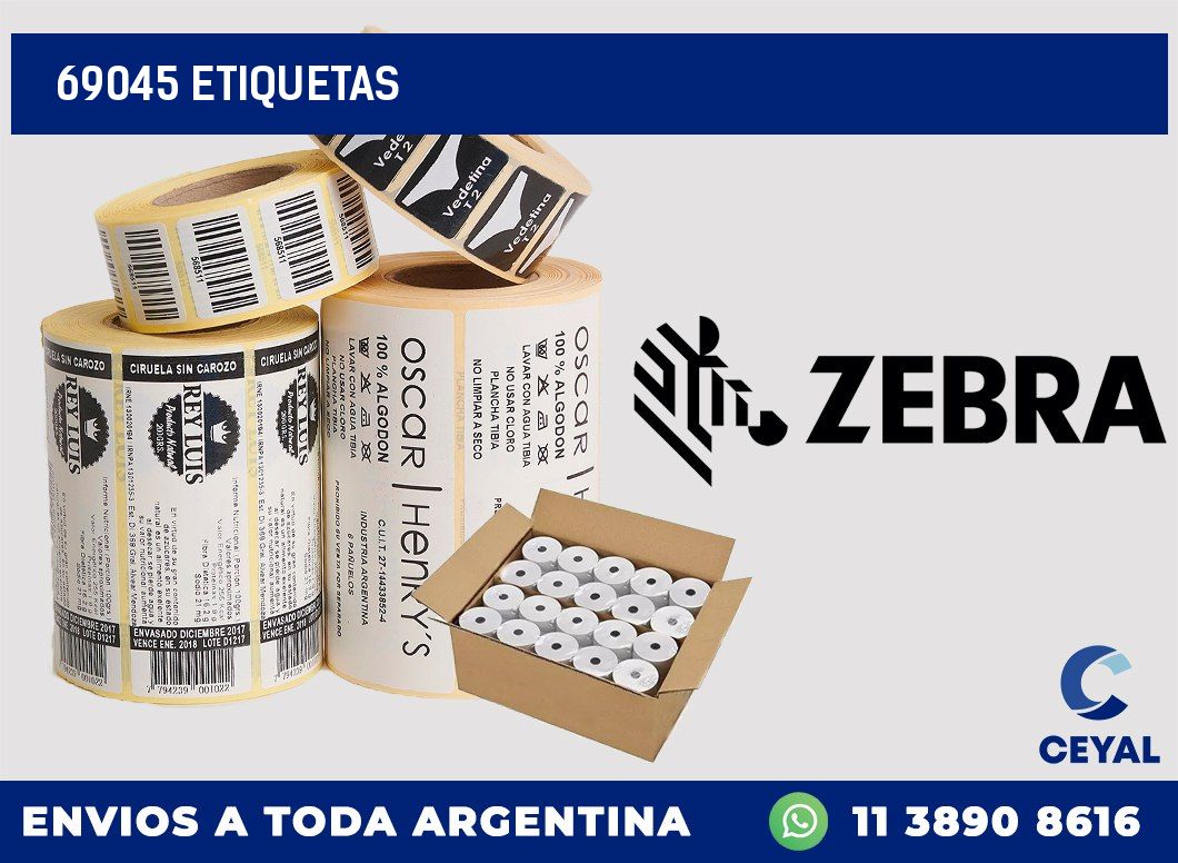 69045 ETIQUETAS