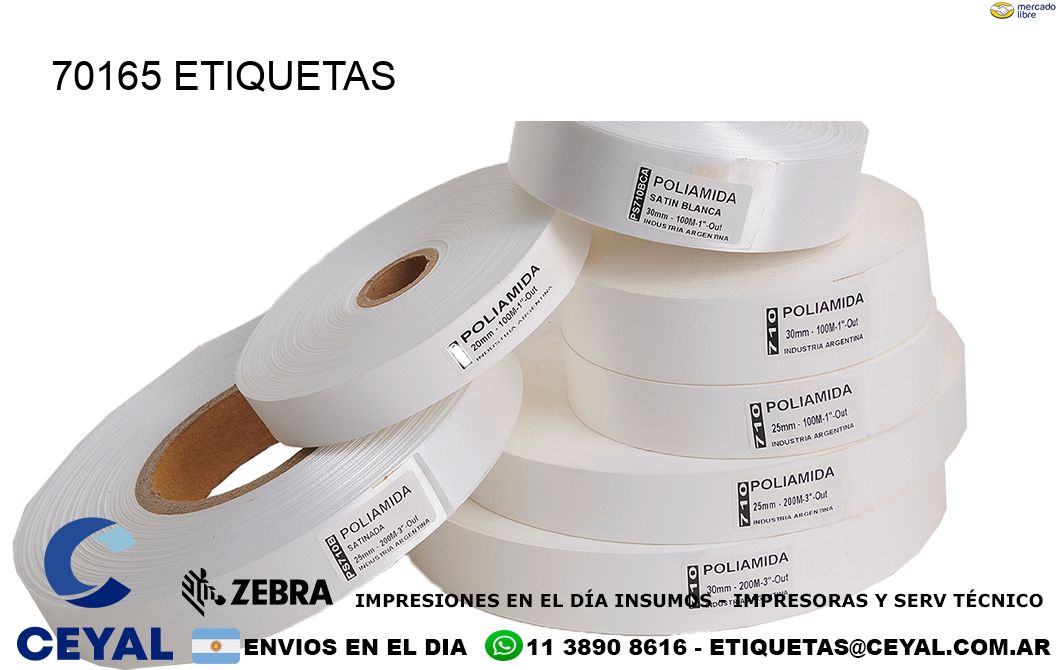 70165 ETIQUETAS