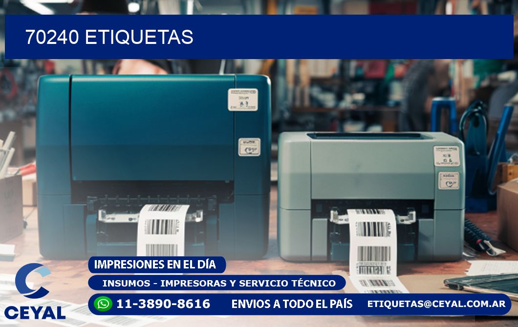 70240 ETIQUETAS