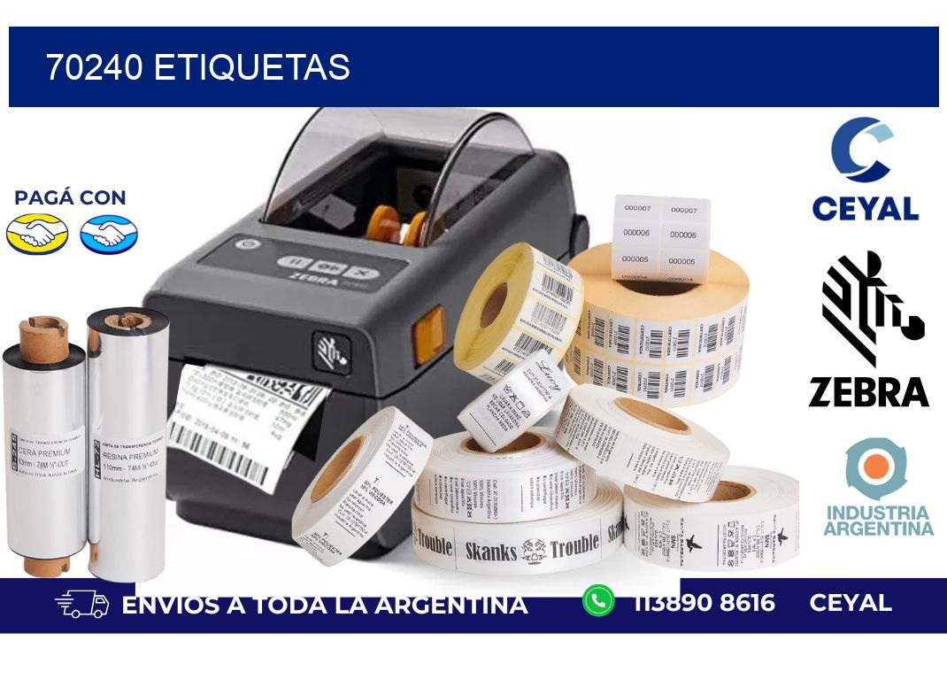 70240 ETIQUETAS