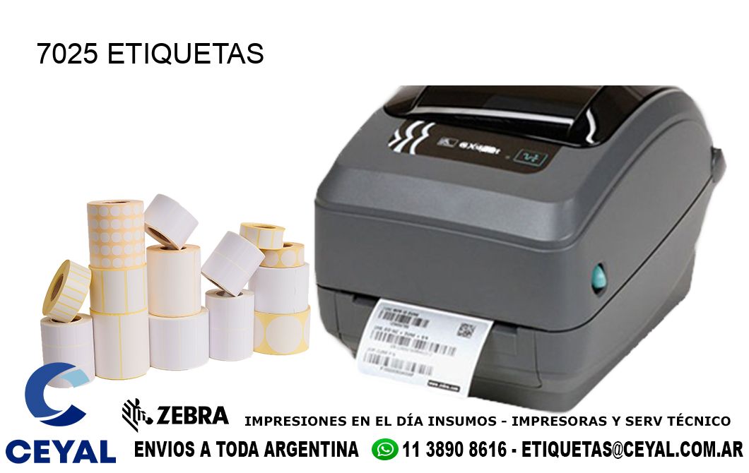 7025 ETIQUETAS