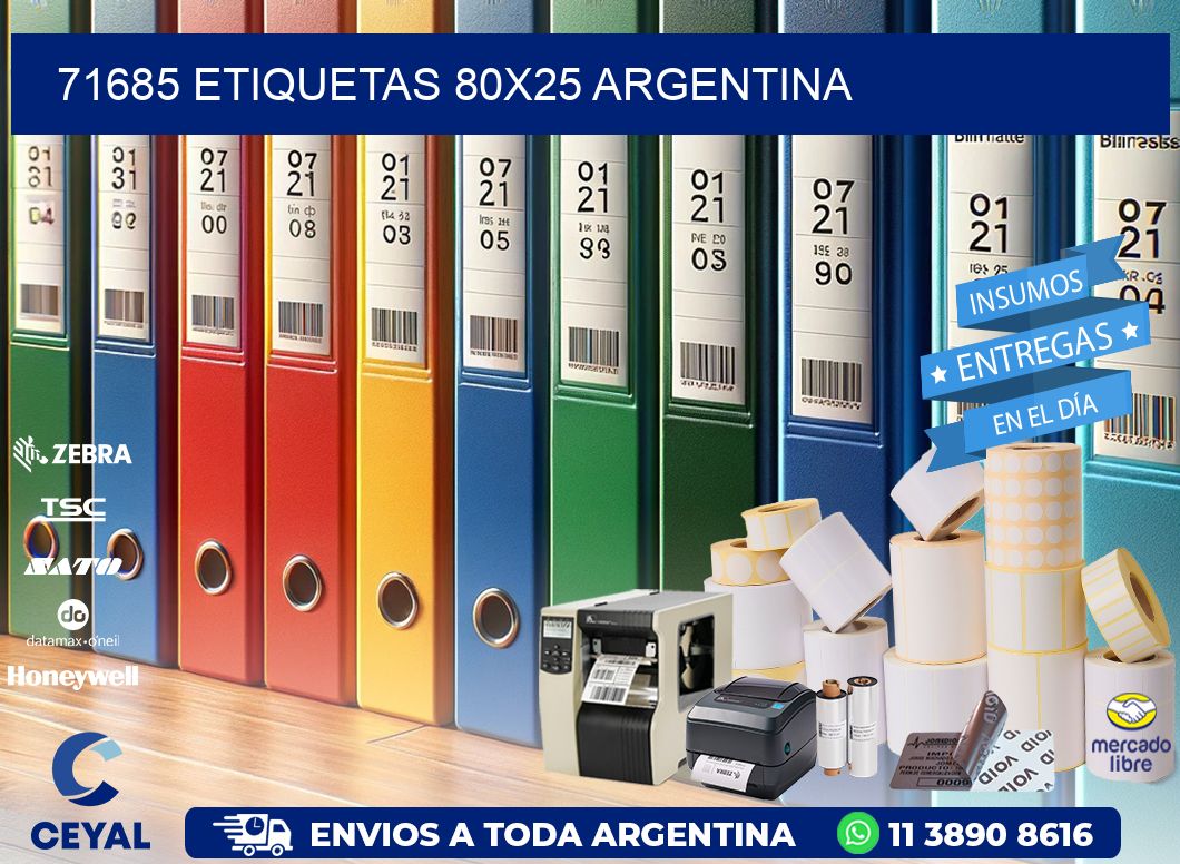 71685 ETIQUETAS 80x25 argentina