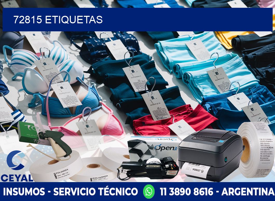 72815 ETIQUETAS