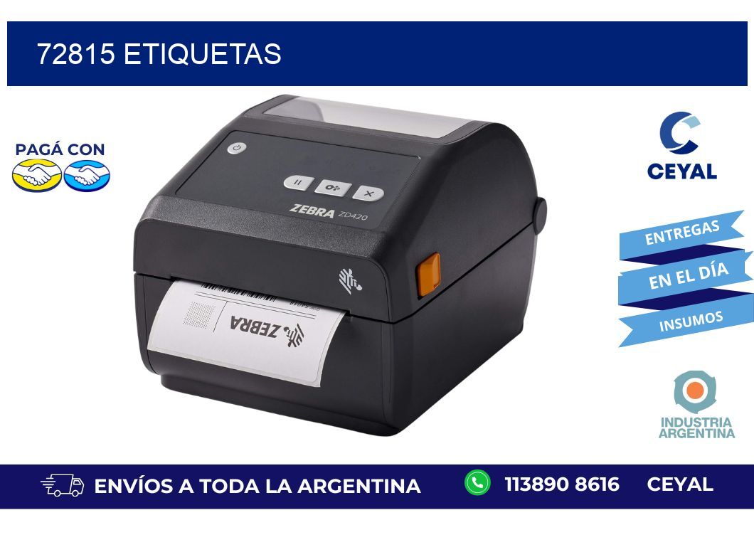 72815 ETIQUETAS
