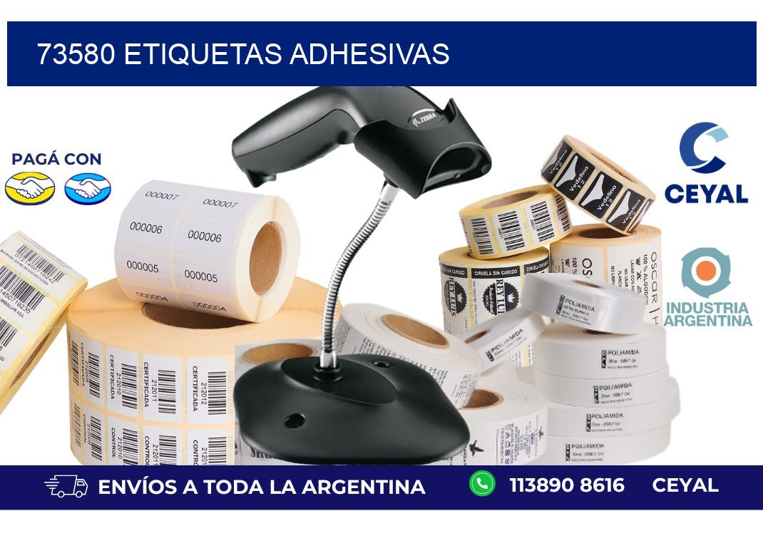 73580 ETIQUETAS ADHESIVAS