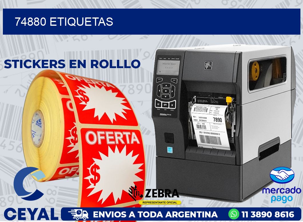 74880 ETIQUETAS