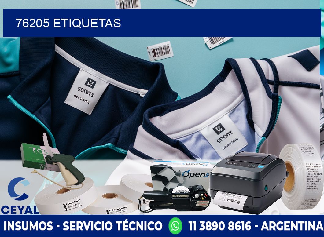 76205 ETIQUETAS
