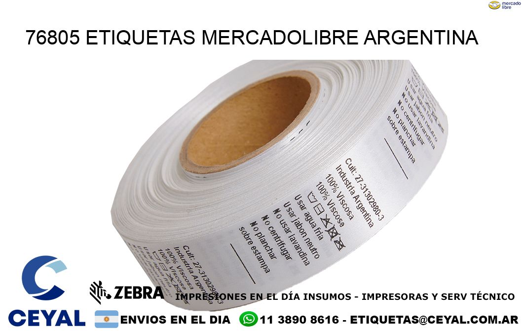 76805 ETIQUETAS MERCADOLIBRE ARGENTINA