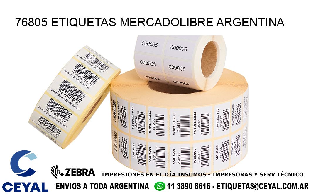 76805 ETIQUETAS MERCADOLIBRE ARGENTINA