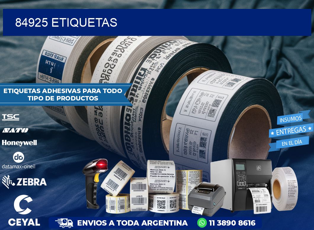 84925 ETIQUETAS