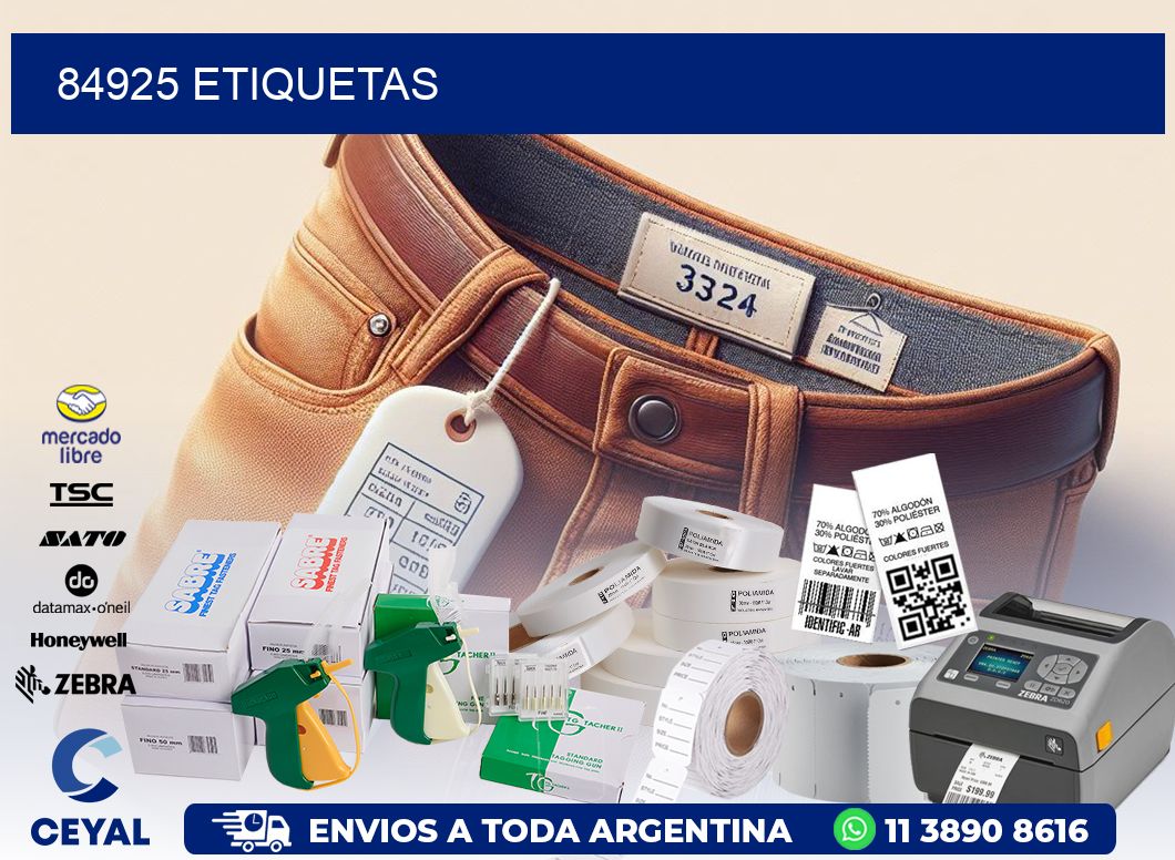 84925 ETIQUETAS