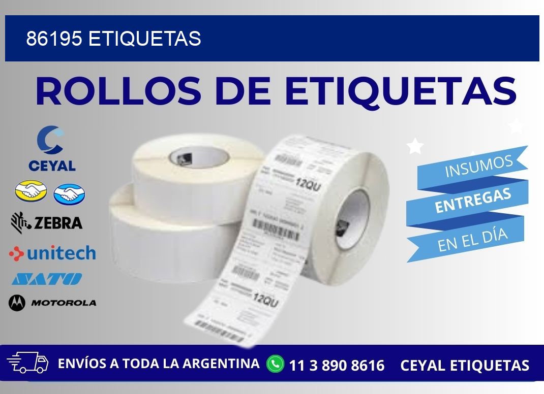 86195 ETIQUETAS