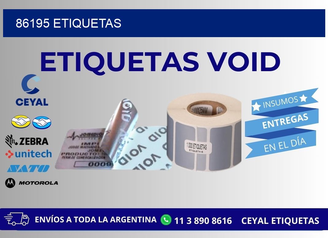 86195 ETIQUETAS