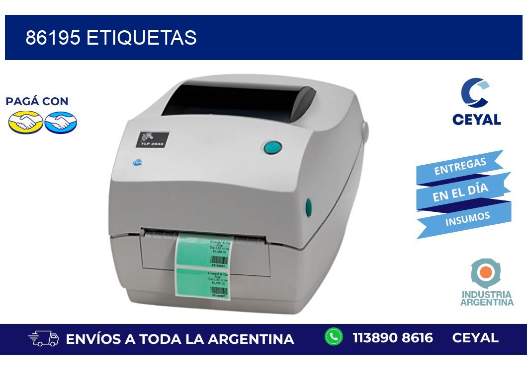 86195 ETIQUETAS