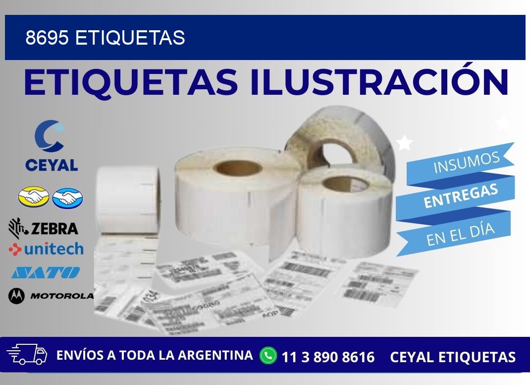 8695 ETIQUETAS
