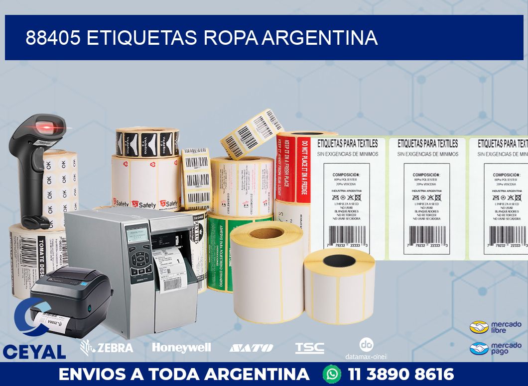 88405 ETIQUETAS ROPA ARGENTINA