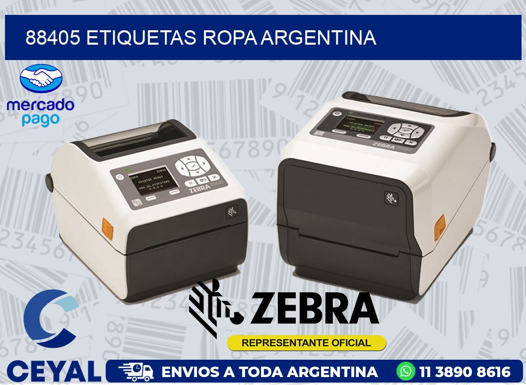 88405 ETIQUETAS ROPA ARGENTINA