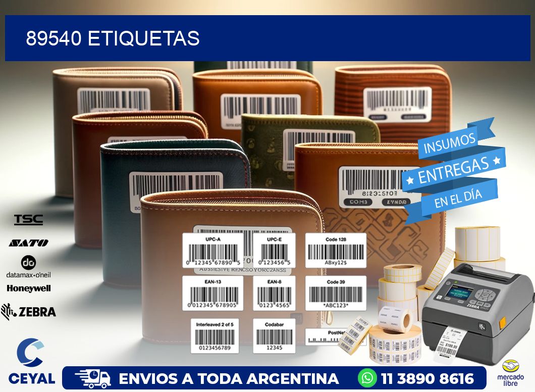 89540 ETIQUETAS