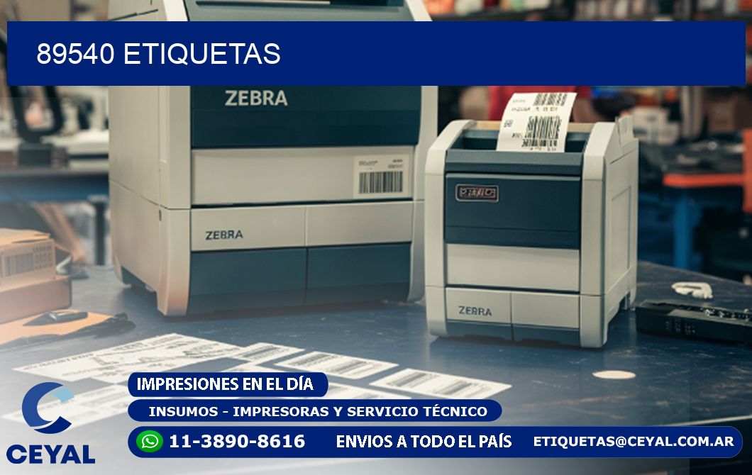 89540 ETIQUETAS