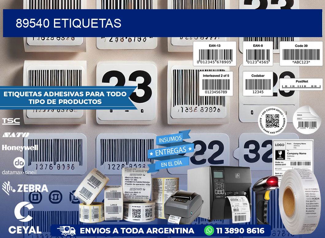 89540 ETIQUETAS
