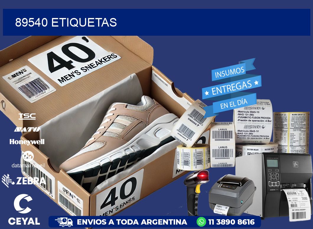 89540 ETIQUETAS