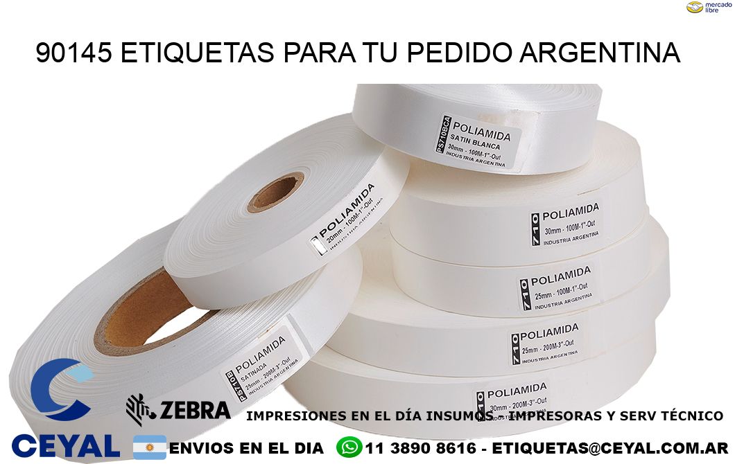 90145 ETIQUETAS PARA TU PEDIDO ARGENTINA