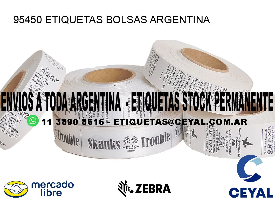 95450 ETIQUETAS BOLSAS ARGENTINA