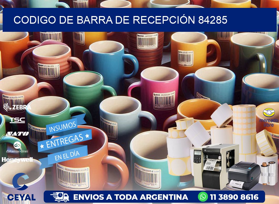 CODIGO DE BARRA DE RECEPCIÓN 84285