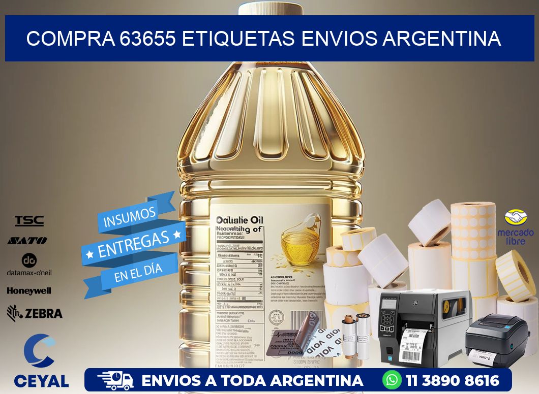 COMPRA 63655 ETIQUETAS ENVIOS ARGENTINA