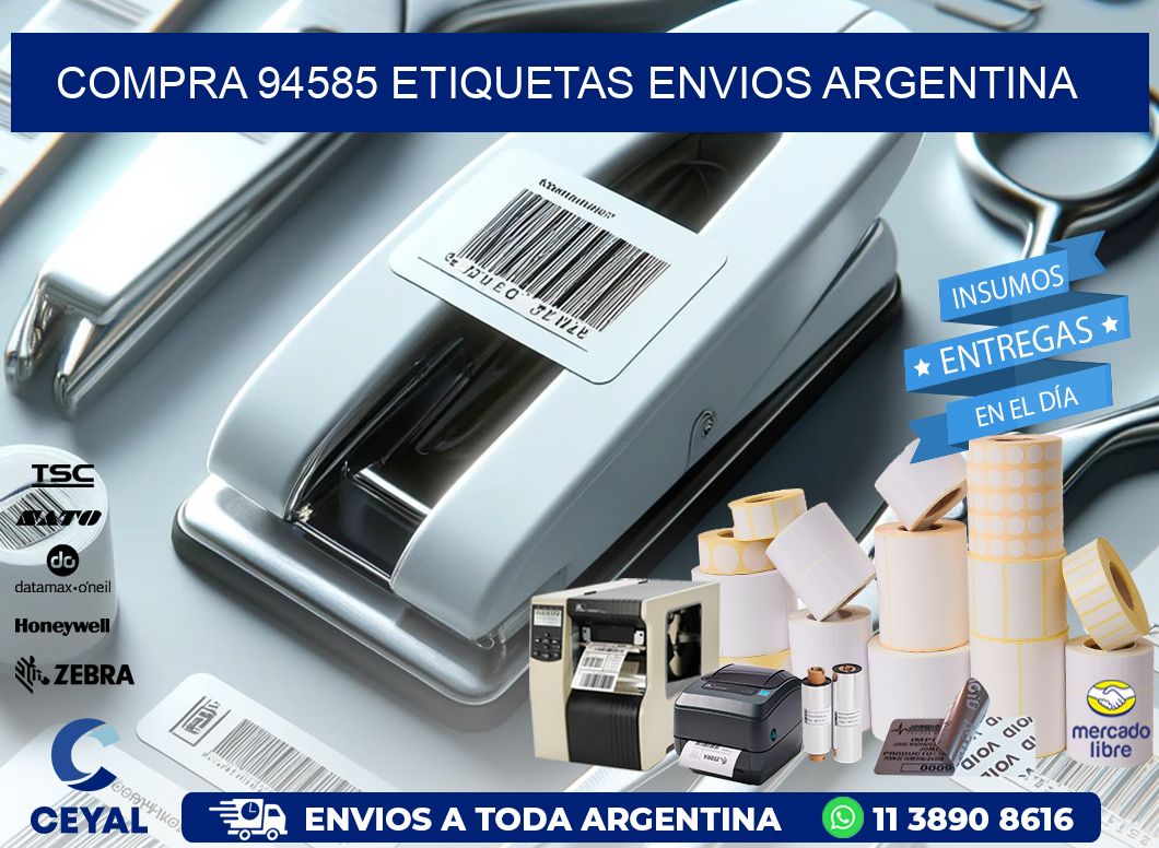 COMPRA 94585 ETIQUETAS ENVIOS ARGENTINA