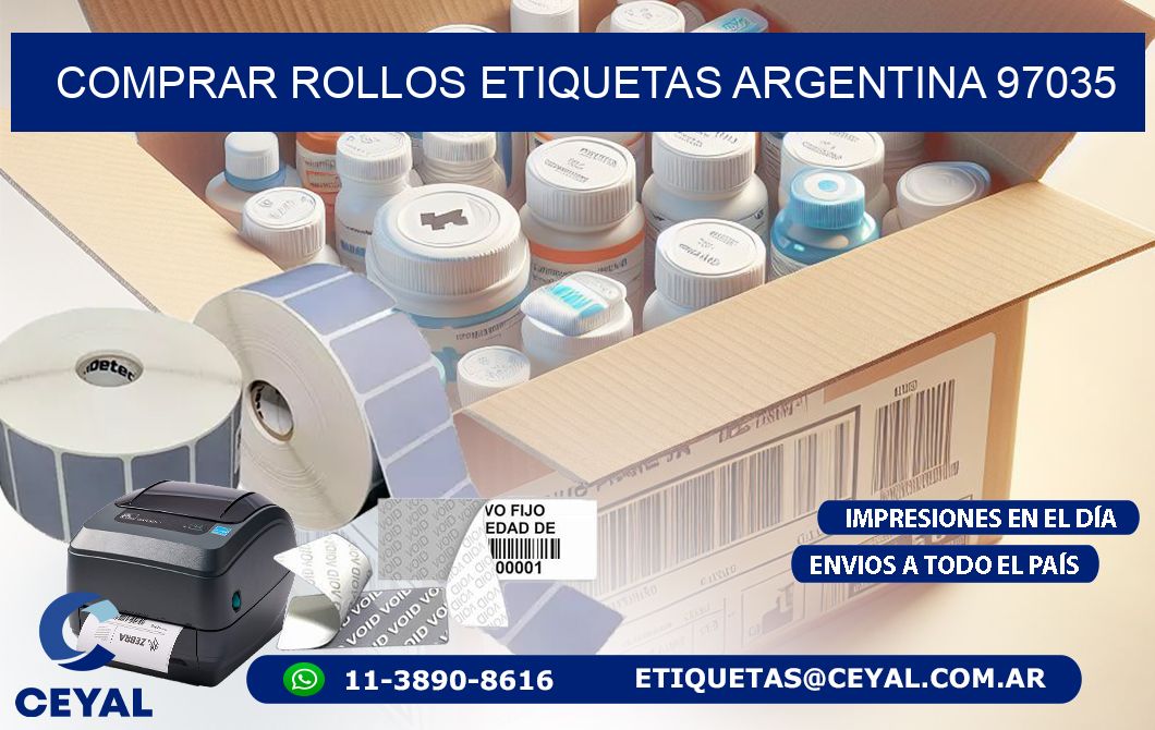 COMPRAR ROLLOS ETIQUETAS ARGENTINA 97035