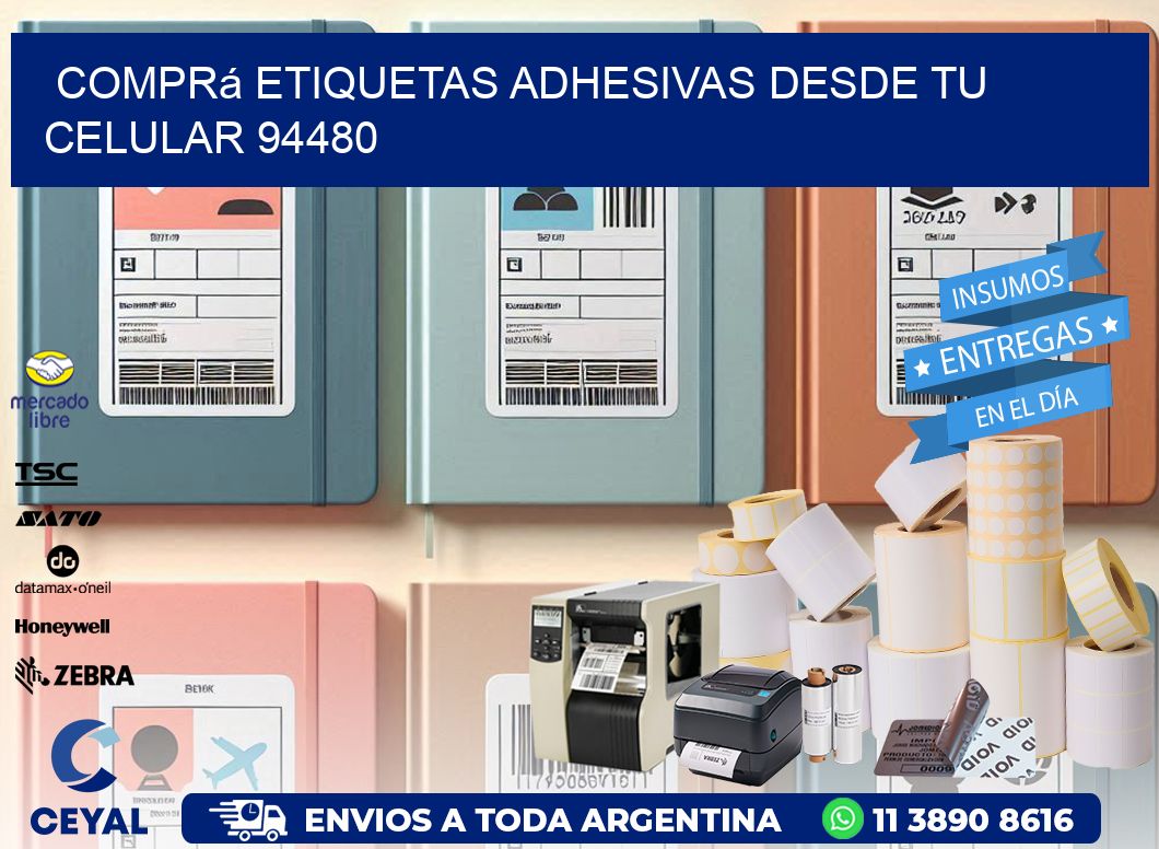 Comprá Etiquetas Adhesivas Desde tu Celular 94480