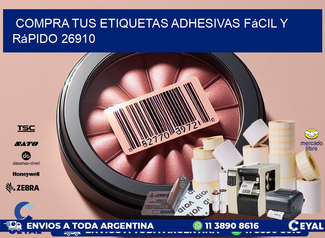 Compra tus Etiquetas Adhesivas Fácil y Rápido 26910