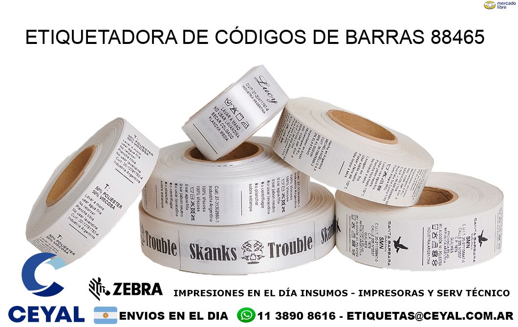 ETIQUETADORA DE CÓDIGOS DE BARRAS 88465