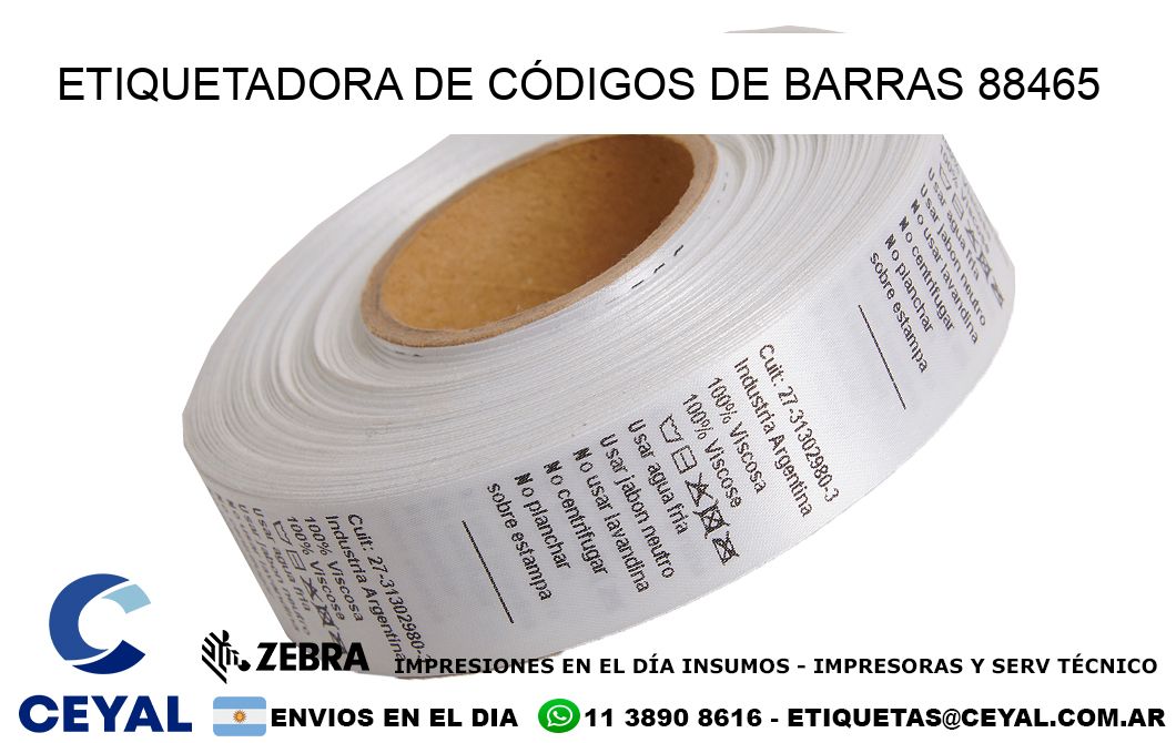 ETIQUETADORA DE CÓDIGOS DE BARRAS 88465