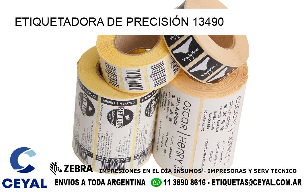 ETIQUETADORA DE PRECISIÓN 13490