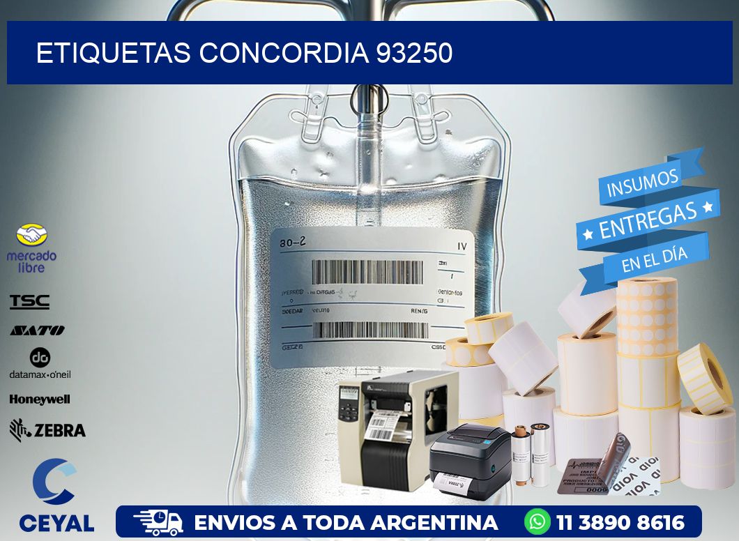 ETIQUETAS CONCORDIA 93250