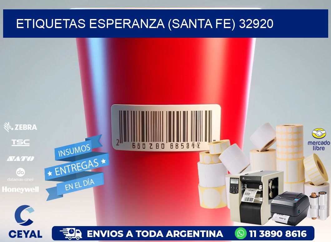 ETIQUETAS ESPERANZA (SANTA FE) 32920