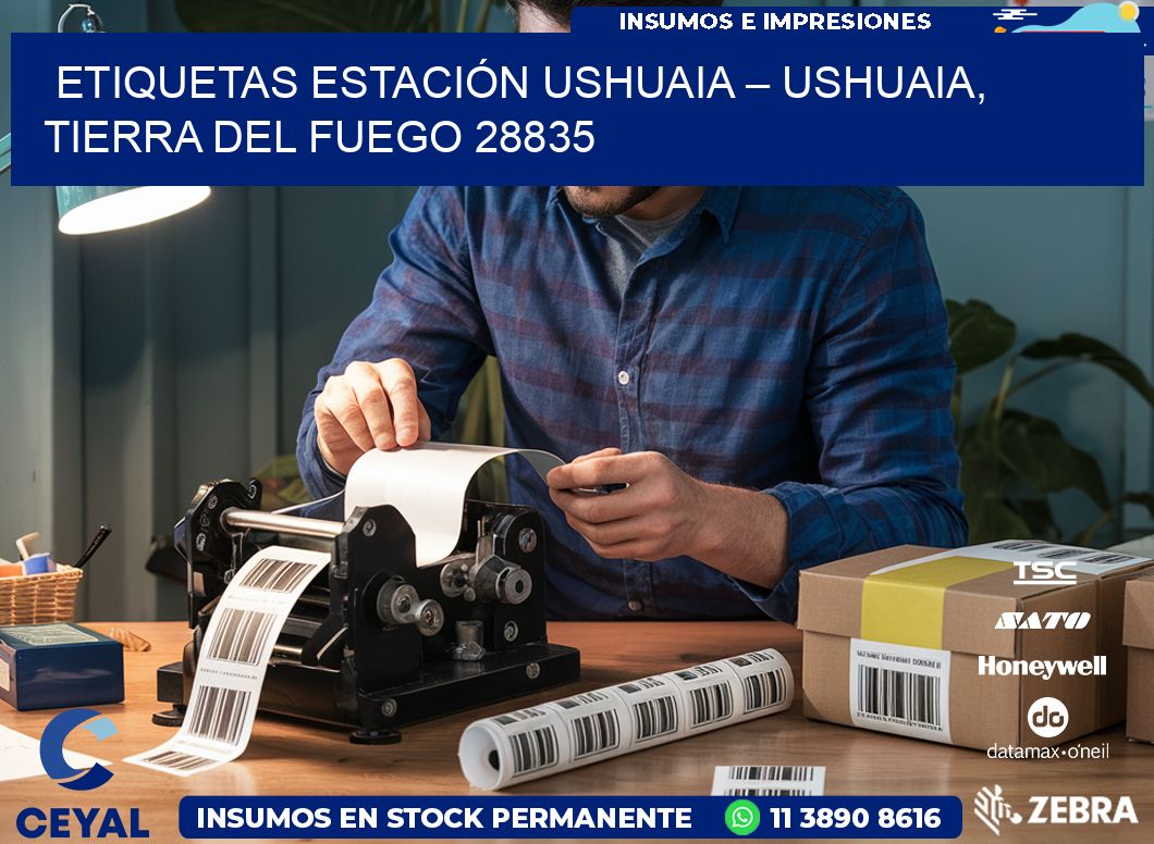 ETIQUETAS ESTACIÓN USHUAIA – USHUAIA, TIERRA DEL FUEGO 28835
