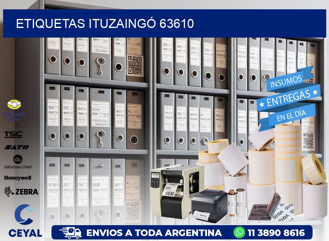 ETIQUETAS ITUZAINGÓ 63610