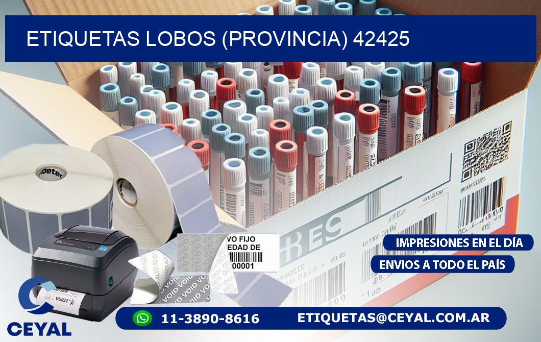 ETIQUETAS LOBOS (PROVINCIA) 42425