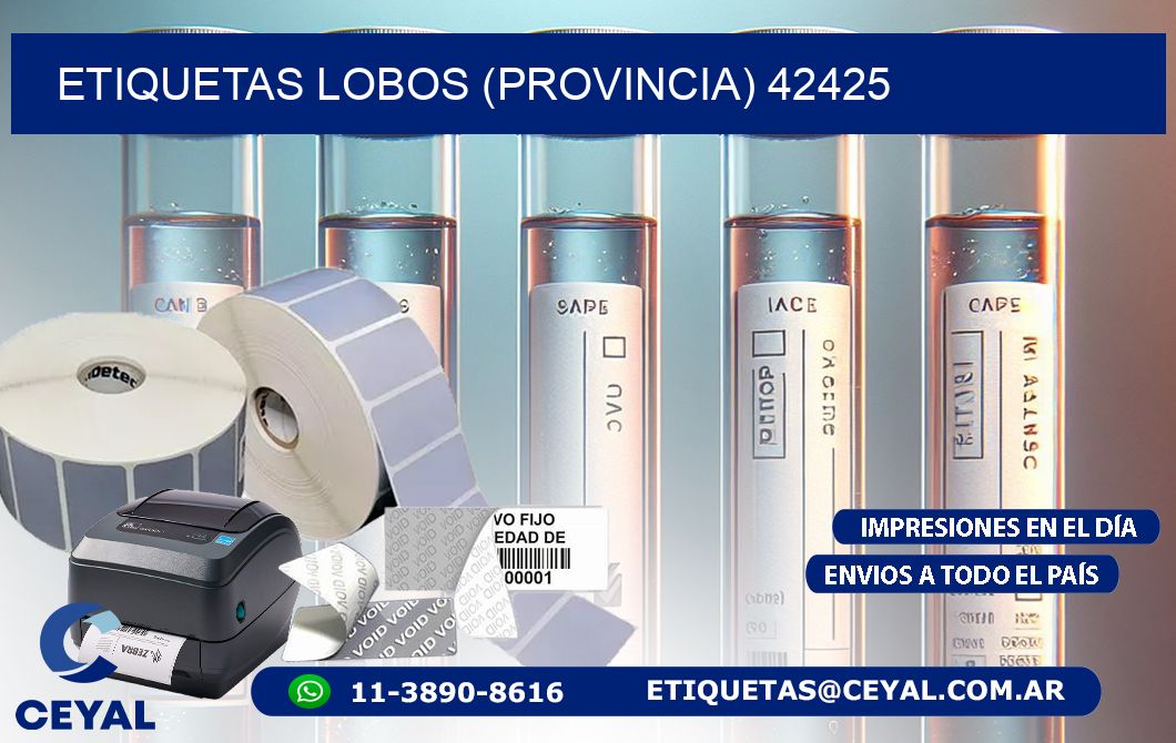 ETIQUETAS LOBOS (PROVINCIA) 42425