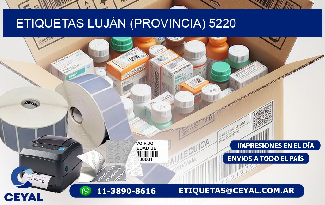 ETIQUETAS LUJÁN (PROVINCIA) 5220