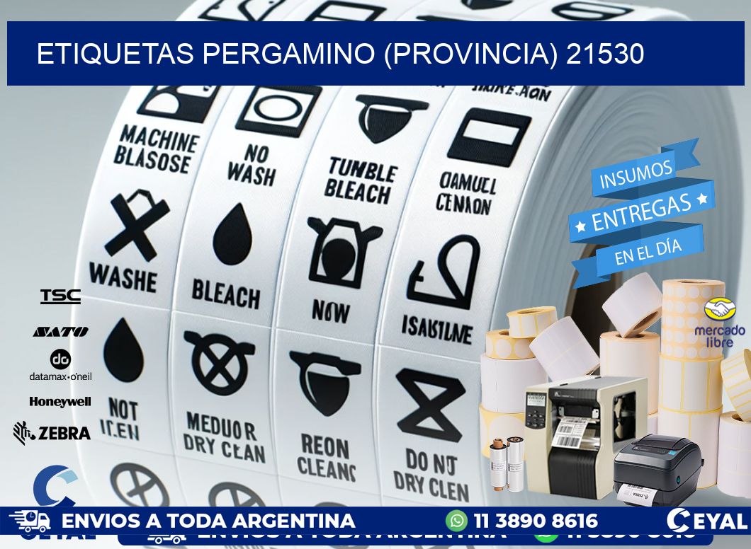 ETIQUETAS PERGAMINO (PROVINCIA) 21530