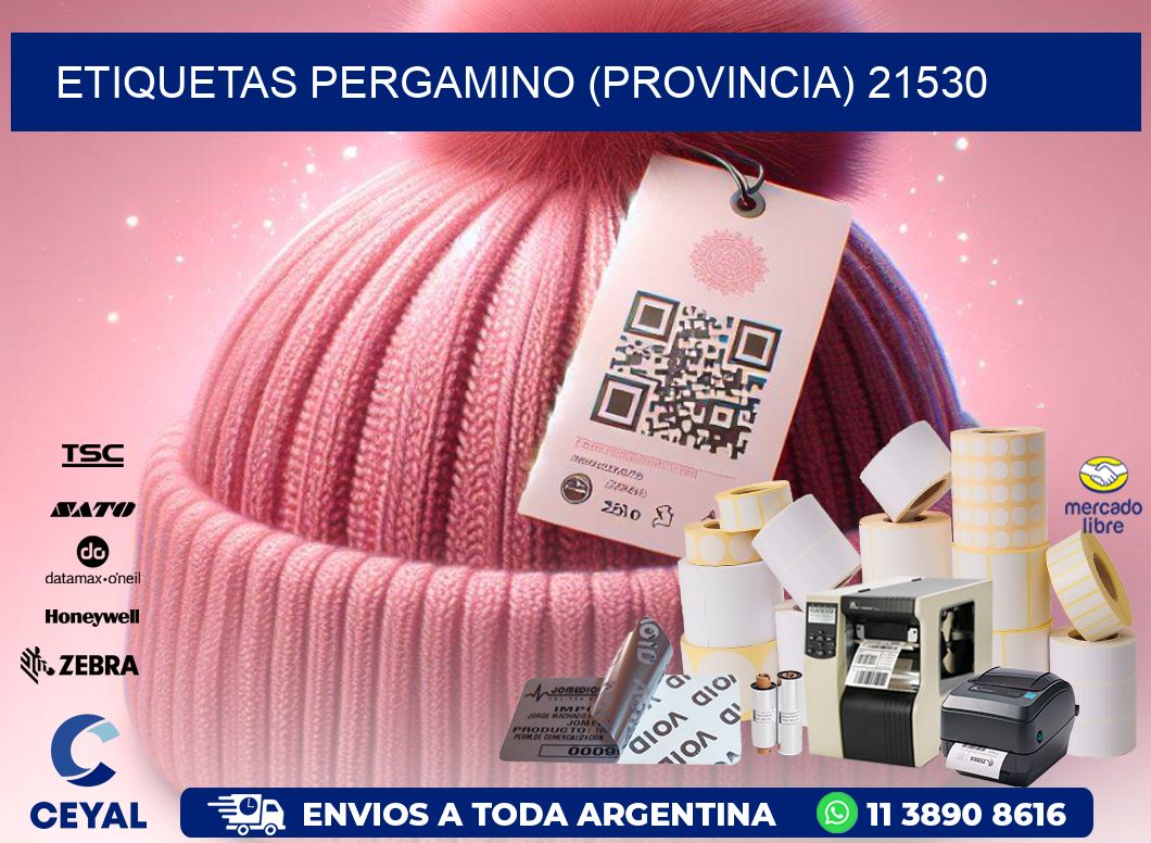 ETIQUETAS PERGAMINO (PROVINCIA) 21530
