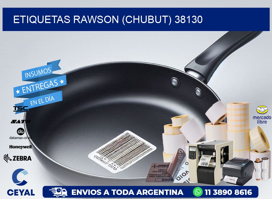 ETIQUETAS RAWSON (CHUBUT) 38130
