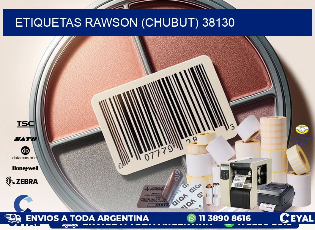 ETIQUETAS RAWSON (CHUBUT) 38130